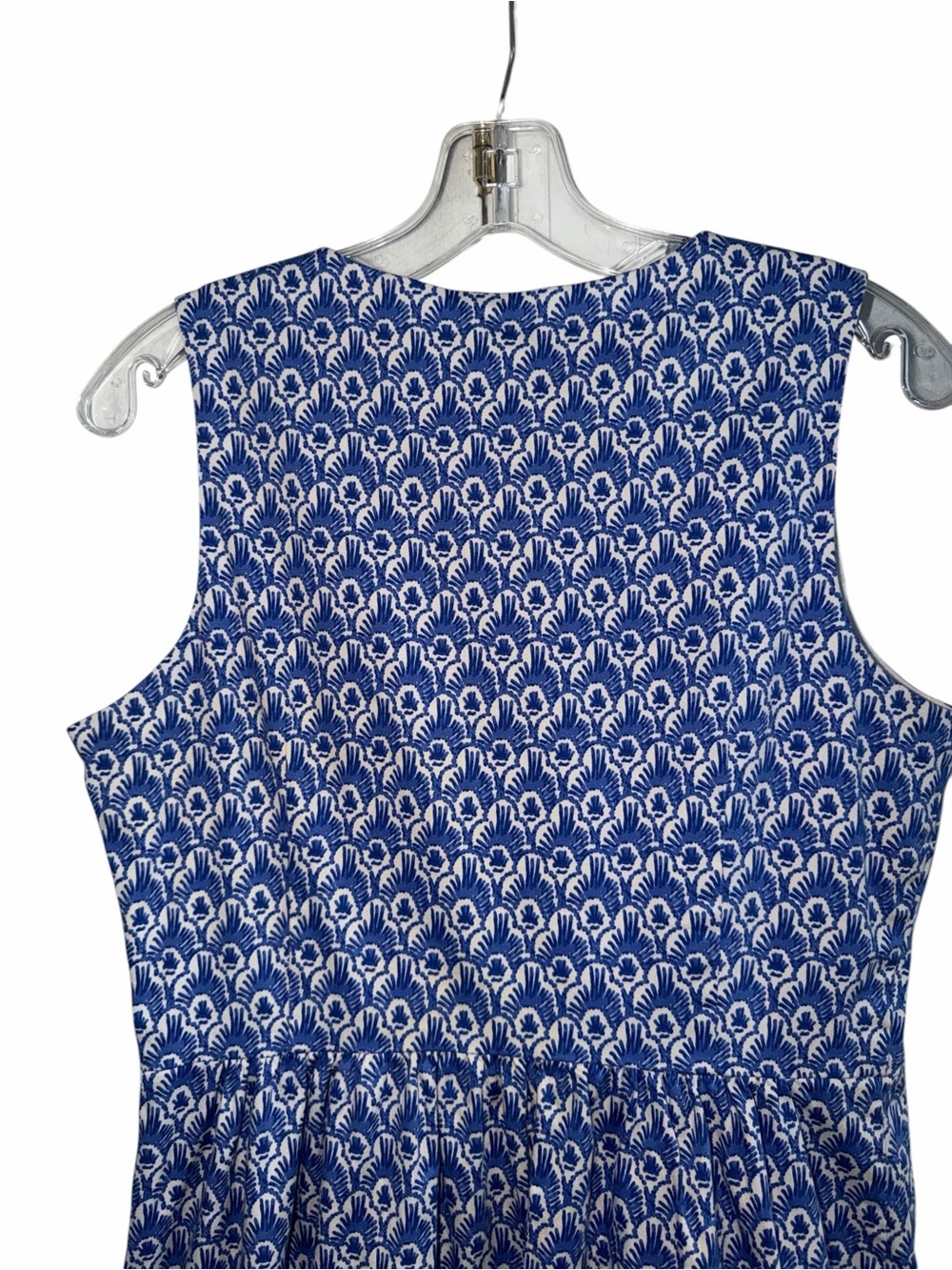 Vineyard Vines Blue and White Sleeveless Shift Dress Size 8 - Picture 3 of 8